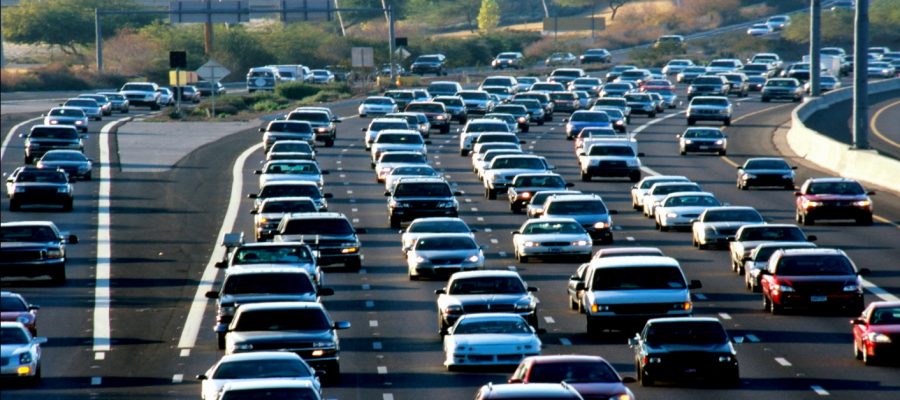 Increased traffic due to road constructions